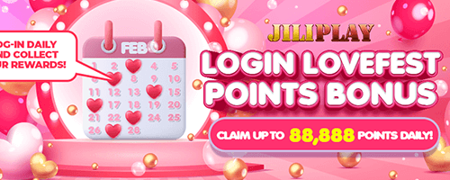 Log-in Lovefest Points Bonus