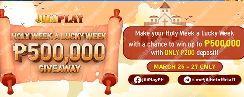 JILIBET 2024 : Grab Your 500K Win This Holy Week